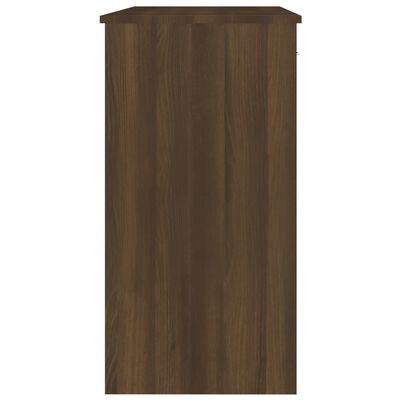 vidaXL Rašomasis stalas, rudos ąžuolo spalvos, 80x40x75cm, mediena
