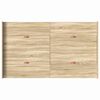 vidaXL Lova su daiktų laikymo vieta Sonoma ąžuolas 120 x 200 cm