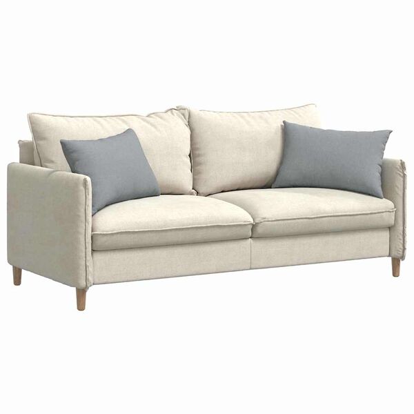 vidaXL Sofa Pagalvės 2 pcs &Scaron;viesiai pilka 60 x 40 cm audinys