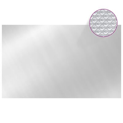 vidaXL Baseino uždangalas, sidabrinės spalvos, 260x160cm, PE