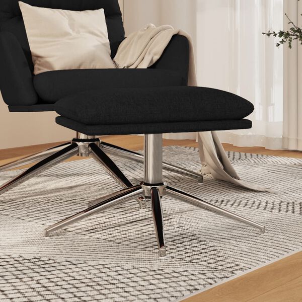 vidaXL Pakoja, juodos spalvos, 60x60x35cm, audinys