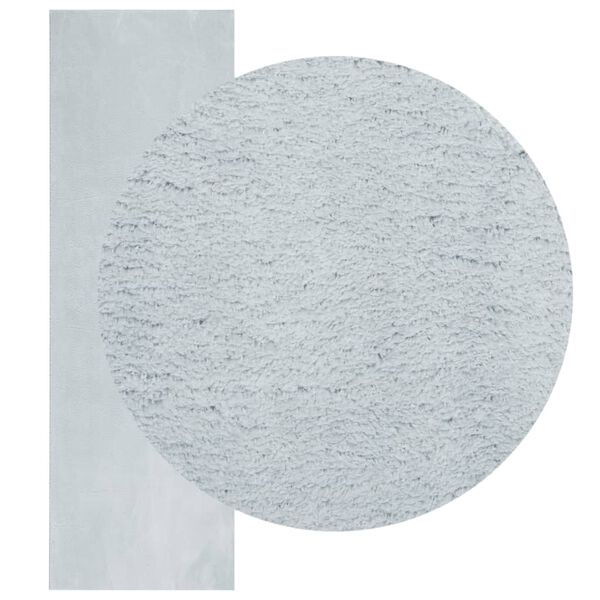 vidaXL Kilimas HUARTE, mėlynos spalvos, 80x250cm, trumpi &scaron;ereliaicm