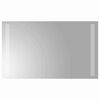 vidaXL LED vonios veidrodis Skaidrus 50 x 30 cm grūdintas stiklas