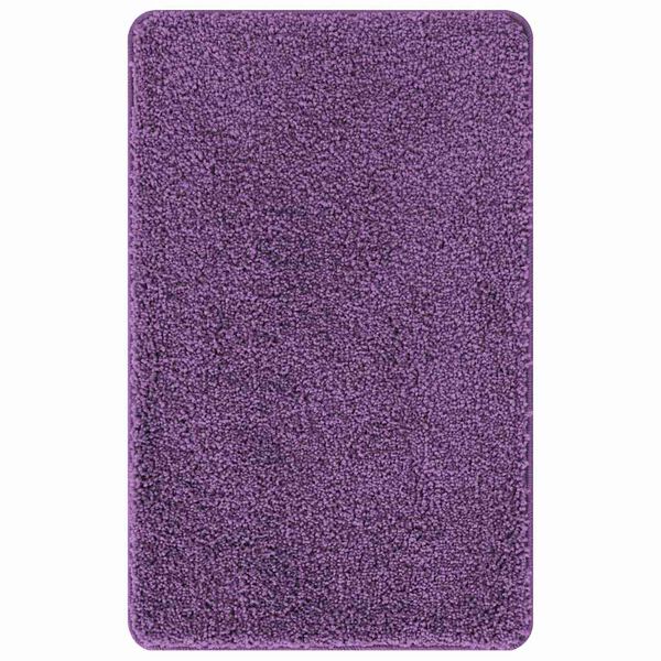 vidaXL Antisklidus vonios kilimėlių rinkinys 2 pcs Violetinė PP
