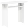vidaXL Konsolinis stalas Balta 100 x 39,5 x 75 cm Apdirbta mediena