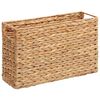 vidaXL Žurnalų Krep&scaron;iai 2 pcs Natūrali 39 x 14 x 25 cm