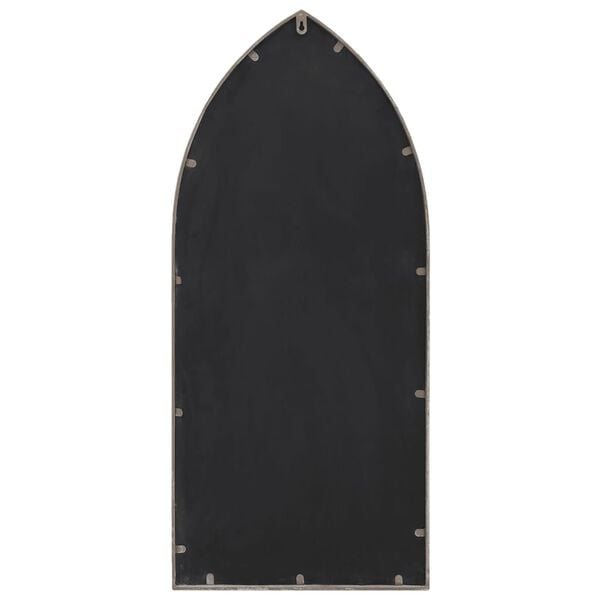 vidaXL Sodo veidrodis, smėlio spalvos, 70x30cm, geležis