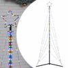 vidaXL LED Kalėdų eglutė 525 LED Spalvingi 302 cm