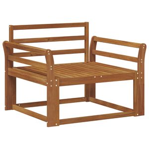 vidaXL Lauko Vidurinis Sofa Kietos akacijos mediena Natūrali