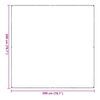 vidaXL Tent su kilpom Skaidrus 2 x 2 m Polietilenas