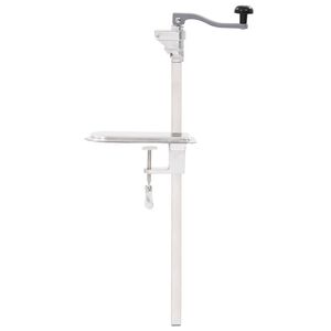 vidaXL Konservų atidarytuvas, sidabrinis, 70cm, aliuminis ir plienas