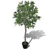 vidaXL Dirbtinis Lauramedis su Vazonu 120 cm