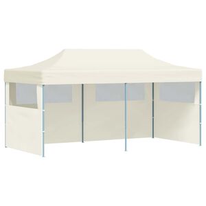 vidaXL &Scaron;ventės palapinė Kreminė 291 x 580 x 315 cm Oksfordo audinys