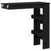 vidaXL Sieninis baro stalas 102 x 45 x 103,5 cm Apdirbta mediena