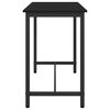 vidaXL staliuku Juodas ąžuolas 100 x 50 x 76,5 cm