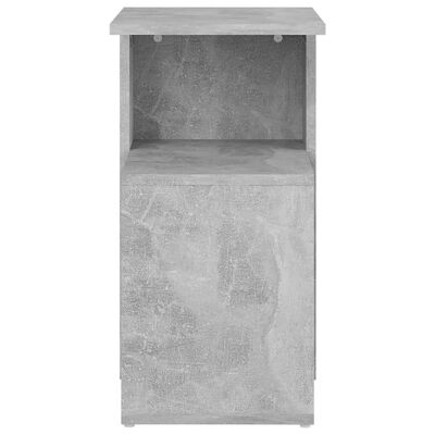 vidaXL Šoninis staliukas, betono pilkos spalvos, 36x30x56cm, MDP