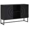 vidaXL Kabalas Juodas 105 x 30 x 68 cm