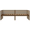 vidaXL Lova, medaus rudos spalvos, 80x200cm, pu&scaron;ies medienos masyvas