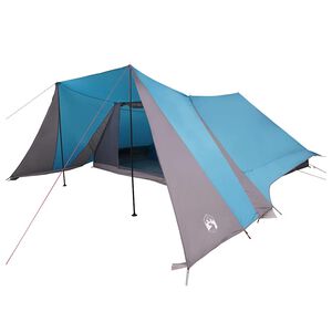 vidaXL Tipi palapinė su stogu Mėlyna 660 x 456 x 200 cm tafta
