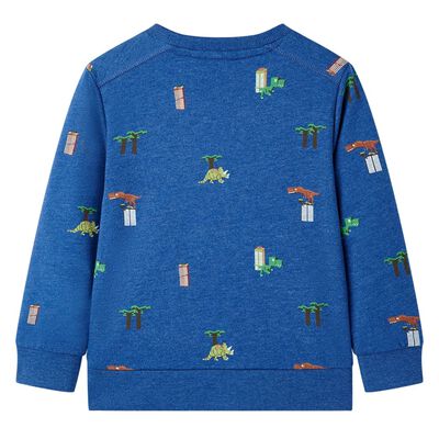 Vaikiškas sportinis megztinis, mėlynos spalvos mišinys, 92 dydžio