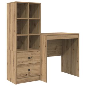 vidaXL Stalas Amatininkų ąžuolas 115,5 x 50 x 127 cm 2 vnt.