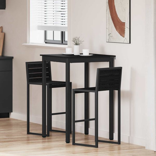 vidaXL Stovintis Baro Stalas Apdirbta mediena