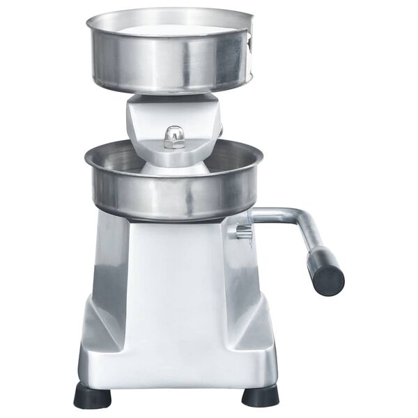 vidaXL Mėsainių presas su 500 lapelių, aliuminis, 13cm