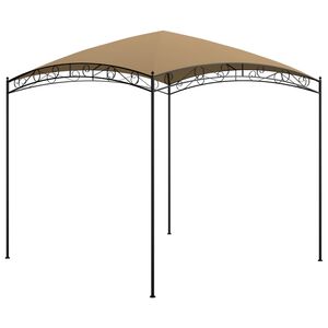 vidaXL Pavėsinė, taupe spalvos, 3x3x2,65m, 180 g/m&sup2;