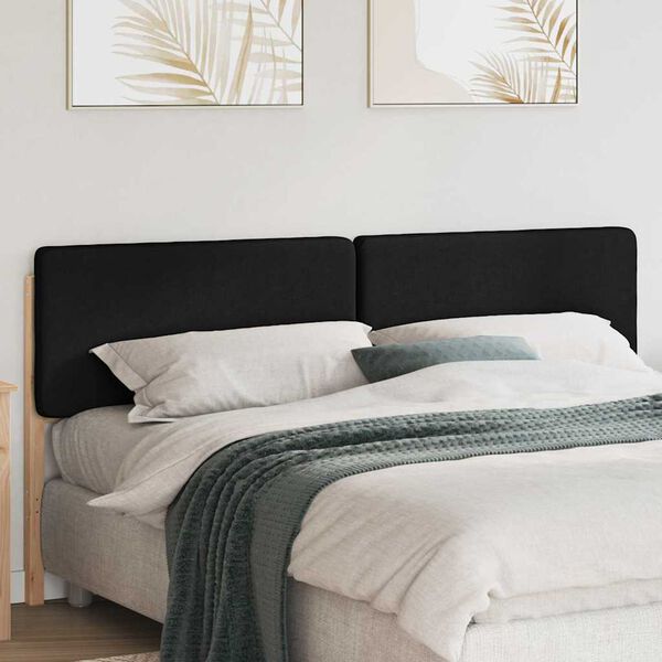 vidaXL Apmu&scaron;ta lovos galvūgalis su galvūgalio Ruda ir juoda 200 cm