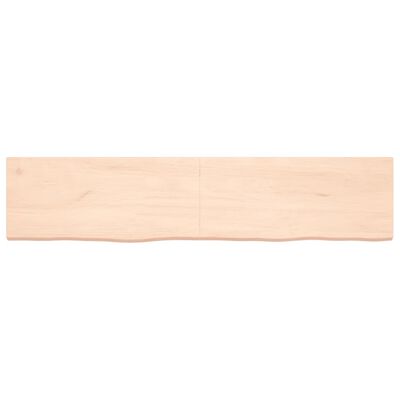 vidaXL Vonios kambario stalviršis, 180x40x(2-4) cm, medienos masyvas