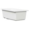 vidaXL Virtuvės kriauklė Balta 21 x 44 x 14 cm Granitas