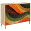 vidaXL Kabalas BONN Sonoma ąžuolo 102 x 33 x 75 cm Apdirbta mediena