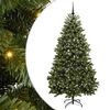vidaXL Dirbtinė Kalėdų eglutė 210 cm 300 LED &Scaron;ilta balta Žalia