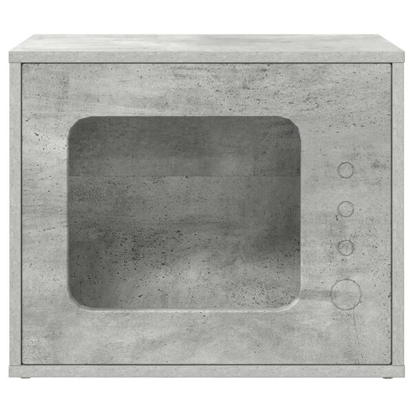 vidaXL Katės namelis Betoninė 51 x 30 x 42,5 cm Apdirbta mediena