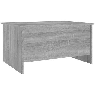 vidaXL Kavos staliukas, pilkas ąžuolo, 80x55,5x41,5cm, mediena
