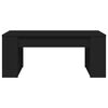 vidaXL Kavos staliukas, juodos spalvos, 102x55x42cm, apdirbta mediena