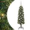 vidaXL Dirbtinė Kalėdų eglutė Žalia 120 cm PVC, plienas ir plastikas