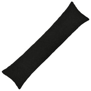 vidaXL Pagalvėlės užvalkalas HEERLEN Juoda 40 x 145 cm Boucl&eacute;