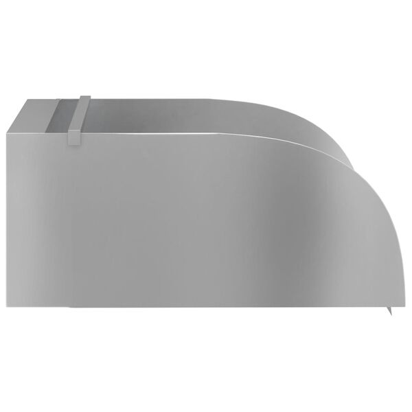 vidaXL Krioklys su LED lemputėmis, 30x34x14cm, nerūdijantis plienas