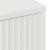 vidaXL Kabalas su stalčių Balta 89,5 x 33 x 82 cm Apdirbta mediena