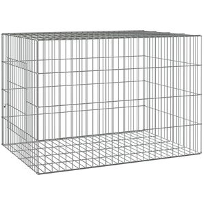 vidaXL Triu&scaron;ių narvas, 78x54x54cm, galvanizuota geležis