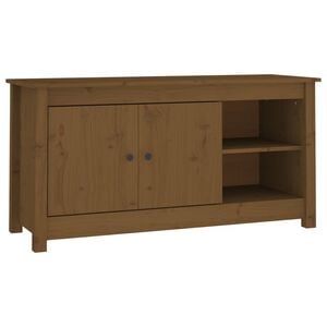 vidaXL Televizoriaus spintelė, medaus ruda, 103x36,5x52cm, pu&scaron;is