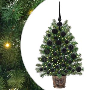 vidaXL Dirbtinė Kalėdų eglutė Žalia 75 cm PE ir PVC