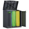 Keter Šiukšlių rūšiavimo spintelė Moby Compact Recycling System, pilka