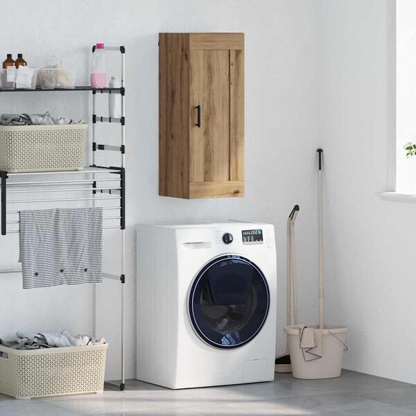 vidaXL Pakabinama spintelė Amatininkų ąžuolas 34,5 x 34 x 90 cm