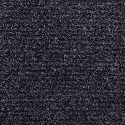 vidaXL Parodų kilimas, antracito spalvos, 1,2x20m, stulpelių dizaino