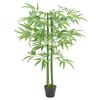 vidaXL Dirbtinis bambukas, žalios spalvos, 120cm, 384 lapai