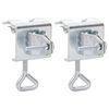 vidaXL Balkono skėčio spaustukai, 2vnt., 32mm, galvanizuotas plienas