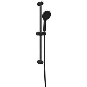 vidaXL Du&scaron;o sistemos rinkinys Juoda 70 cm Nerūdijantis plienas