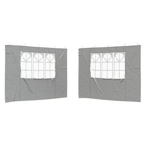 vidaXL &Scaron;ventinės palapinės &scaron;oninė siena 2 pcs 300 x 195 cm